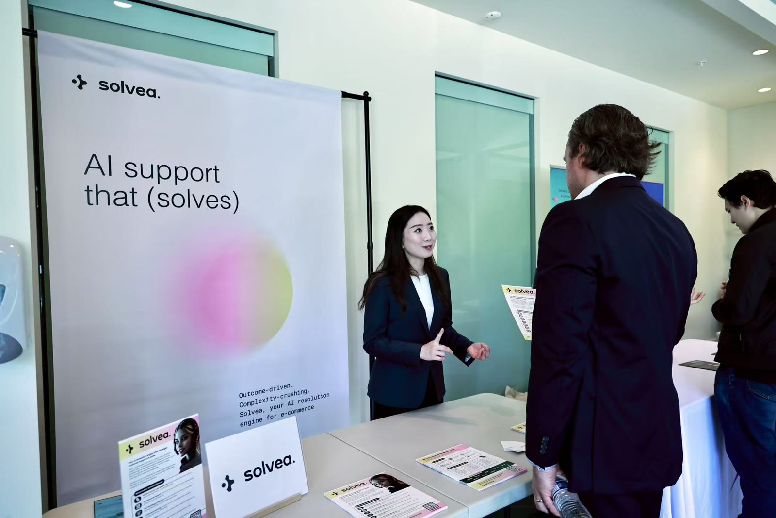 Sharing Solvea at an IntelliPro event